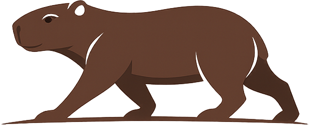 CapivaraOS capybara only, brown